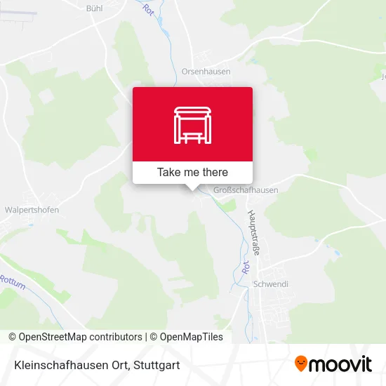Карта Kleinschafhausen Ort
