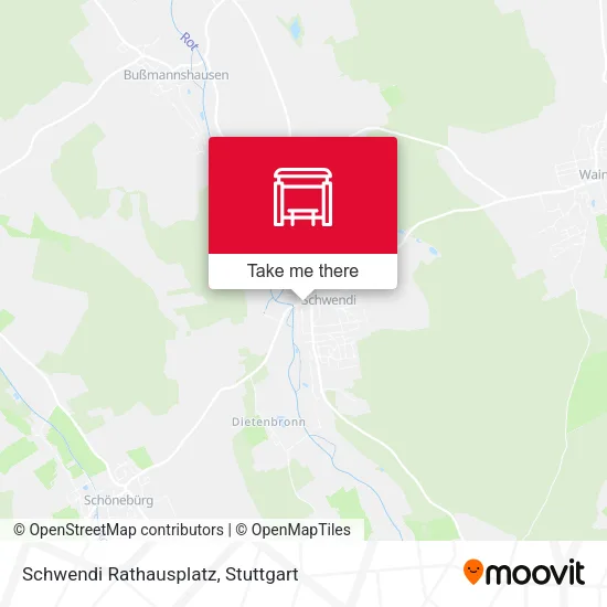 Карта Schwendi Rathausplatz