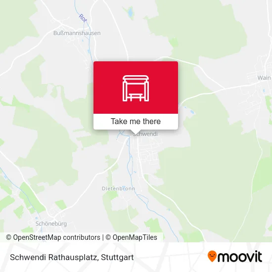 Карта Schwendi Rathausplatz