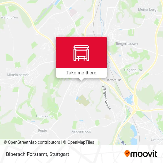 Карта Biberach Forstamt