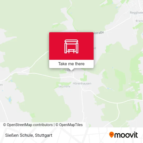 Карта Sießen Schule