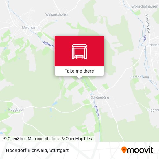 Карта Hochdorf Eichwald