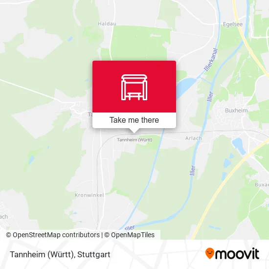 Карта Tannheim (Württ)