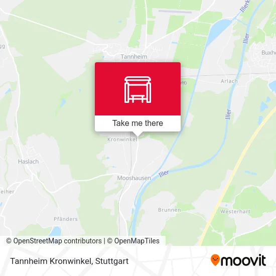 Карта Tannheim Kronwinkel