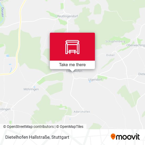 Dietelhofen Hallstraße map