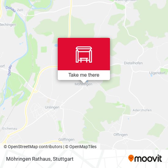 Möhringen Rathaus map