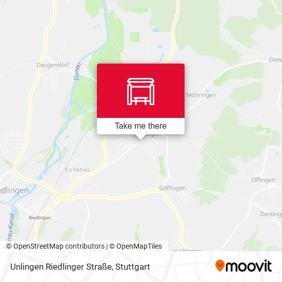 Карта Unlingen Riedlinger Straße