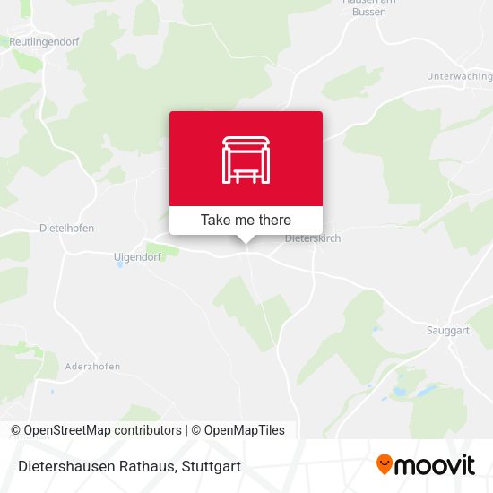 Dietershausen Rathaus map