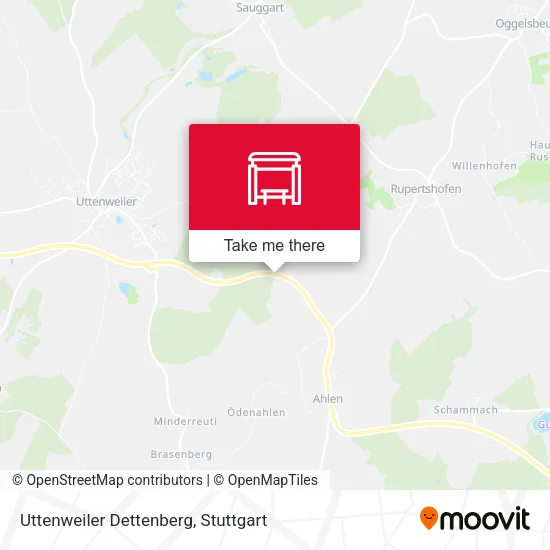 Карта Uttenweiler Dettenberg
