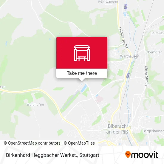 Карта Birkenhard Heggbacher Werkst.