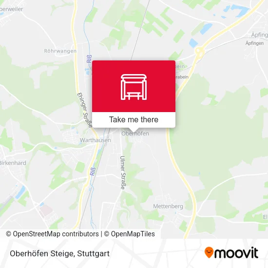 Карта Oberhöfen Steige