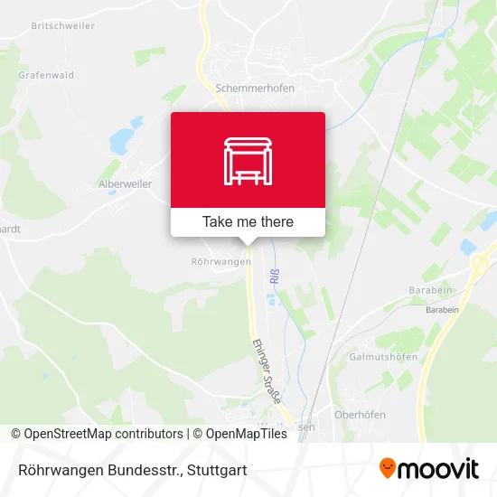 Карта Röhrwangen Bundesstr.