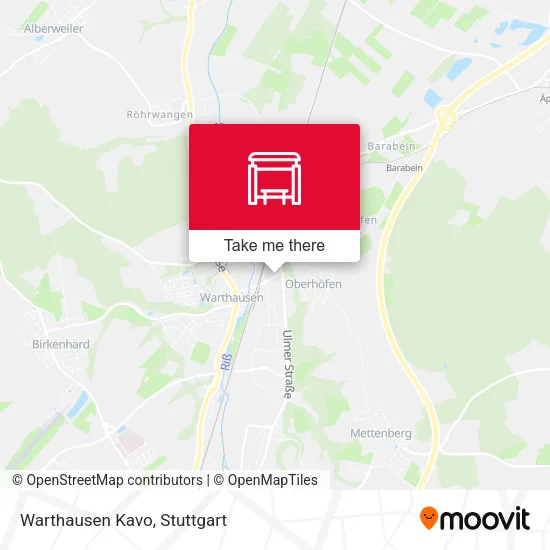Карта Warthausen Kavo