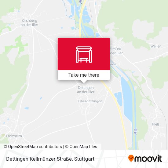 Dettingen Kellmünzer Straße map