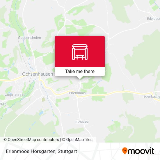 Erlenmoos Hörsgarten map