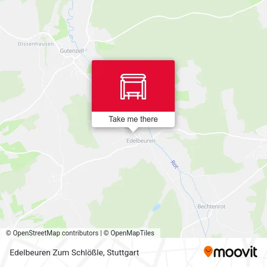 Карта Edelbeuren Zum Schlößle