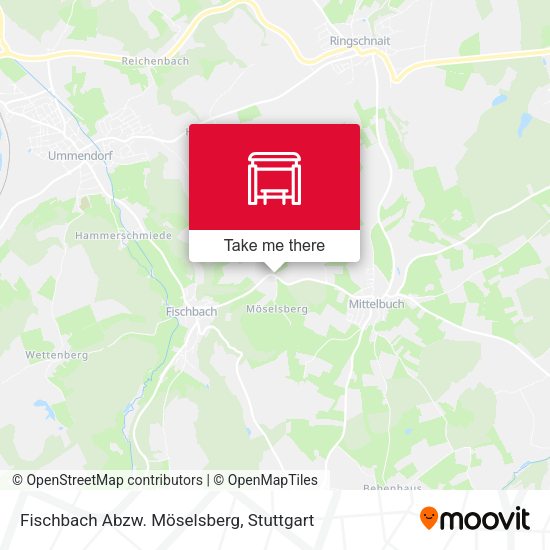 Fischbach Abzw. Möselsberg map