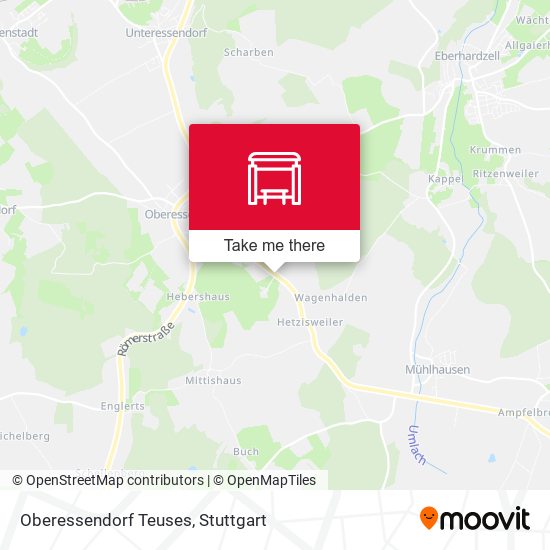 Oberessendorf Teuses map