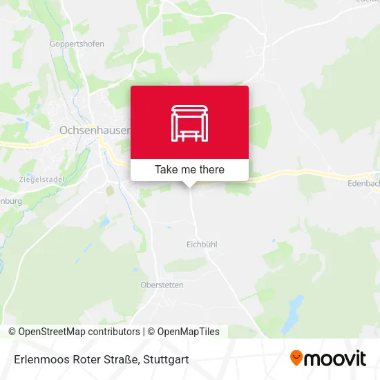 Карта Erlenmoos Roter Straße