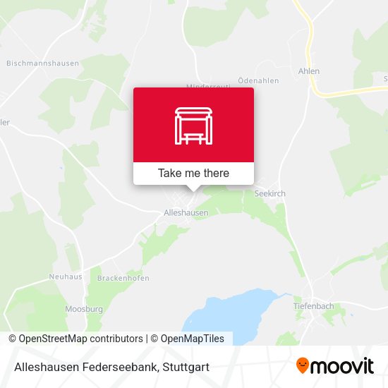 Alleshausen Federseebank map