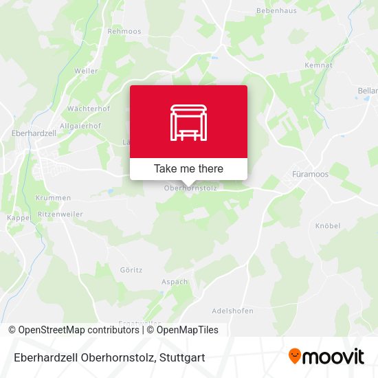 Eberhardzell Oberhornstolz map