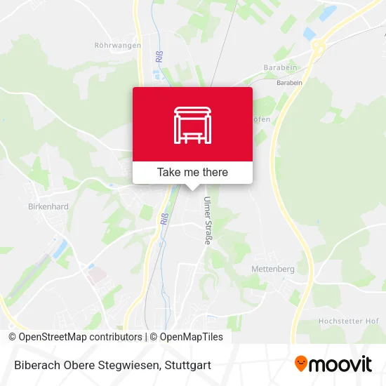 Карта Biberach Obere Stegwiesen