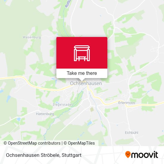 Ochsenhausen Ströbele map