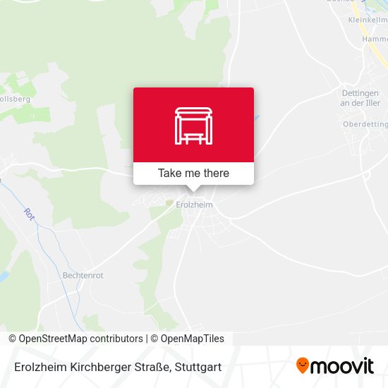 Erolzheim Kirchberger Straße map