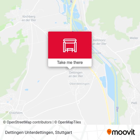 Dettingen Unterdettingen map