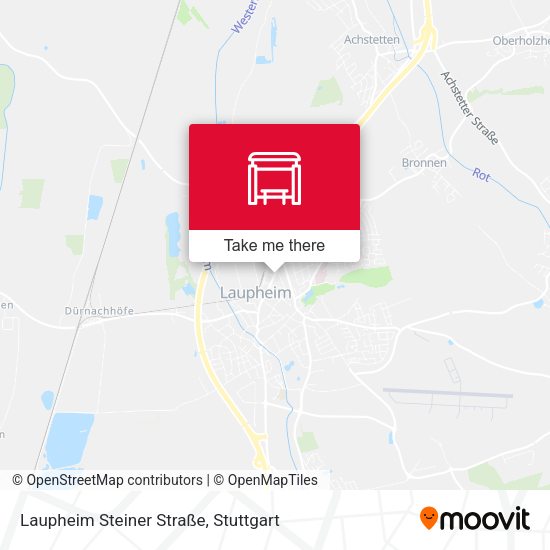 Laupheim Steiner Straße map