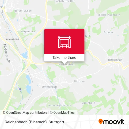 Карта Reichenbach (Biberach)