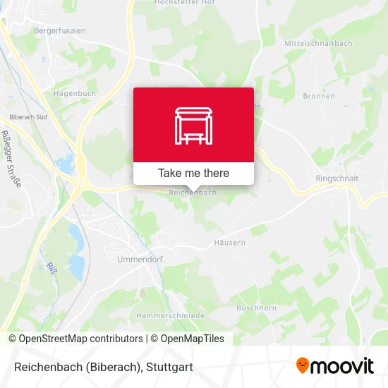 Карта Reichenbach (Biberach)