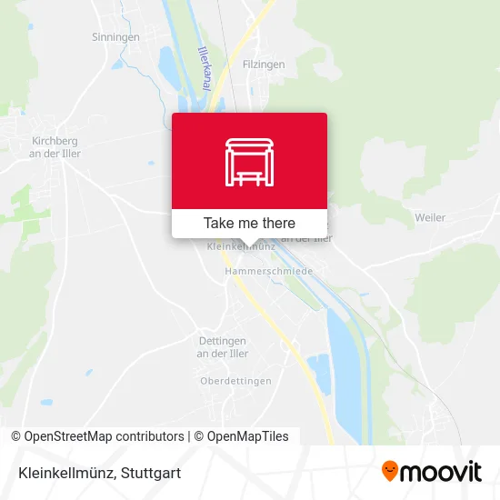 Карта Kleinkellmünz