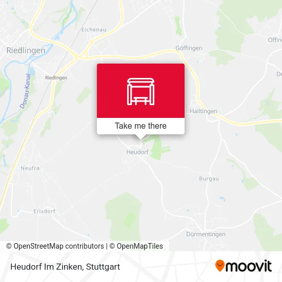 Карта Heudorf Im Zinken