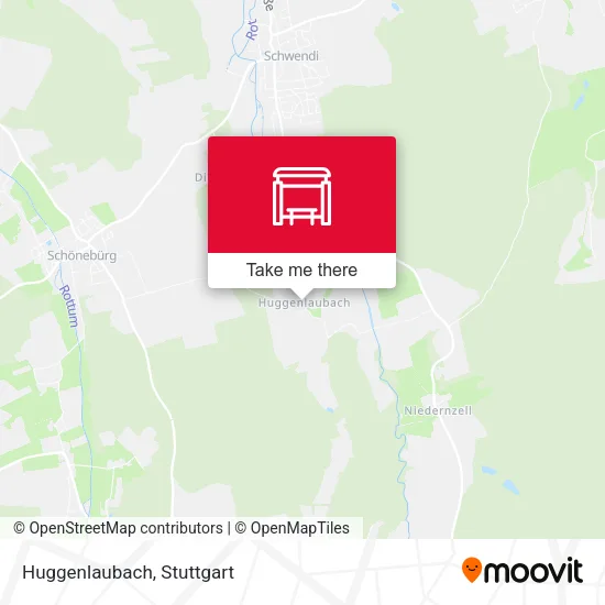 Карта Huggenlaubach