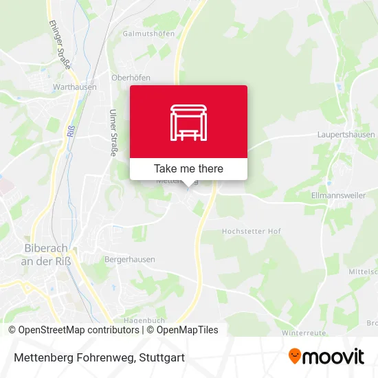 Карта Mettenberg Fohrenweg