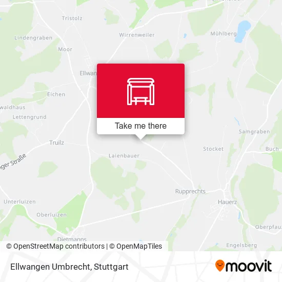 Карта Ellwangen Umbrecht