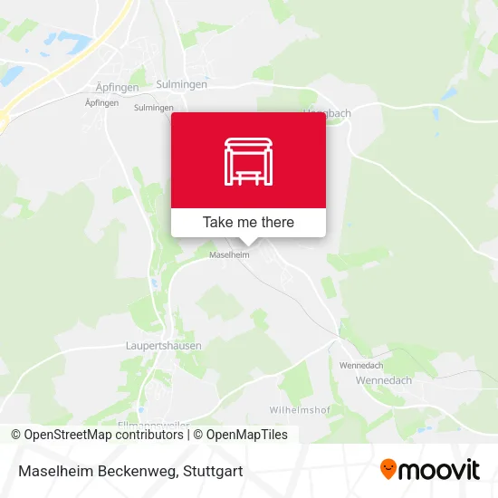 Карта Maselheim Beckenweg