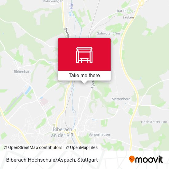 Карта Biberach Hochschule/Aspach