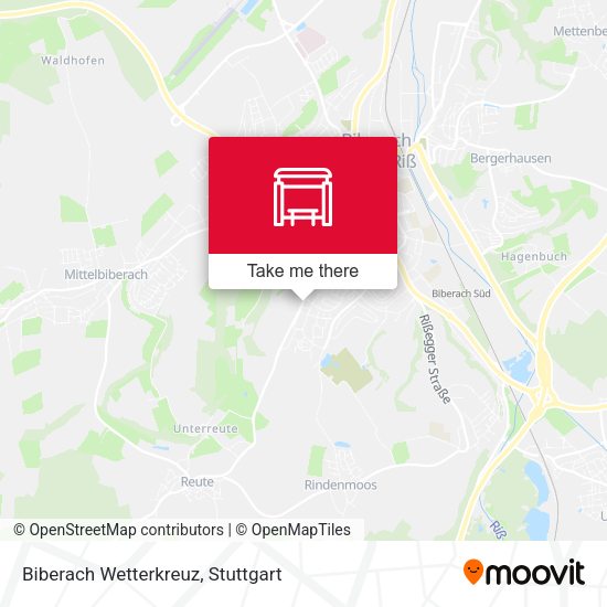 Biberach Wetterkreuz map