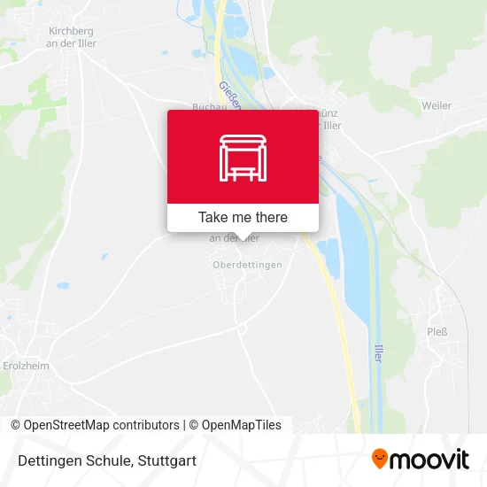 Карта Dettingen Schule