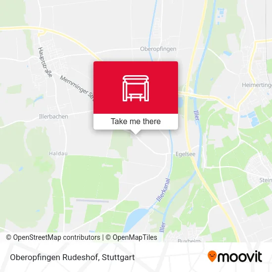 Карта Oberopfingen Rudeshof