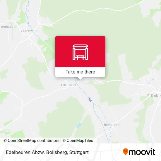 Карта Edelbeuren Abzw. Bollsberg