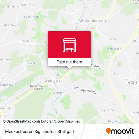 Meckenbeuren Siglishofen map
