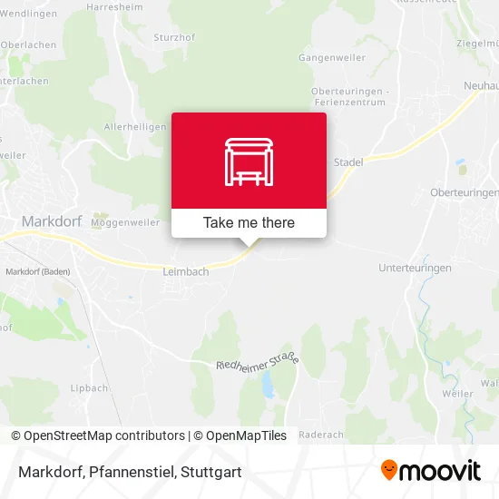 Карта Markdorf, Pfannenstiel