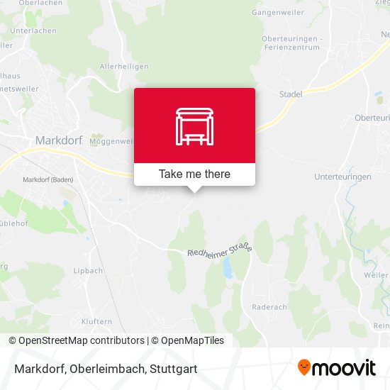 Markdorf, Oberleimbach map