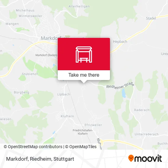Карта Markdorf, Riedheim