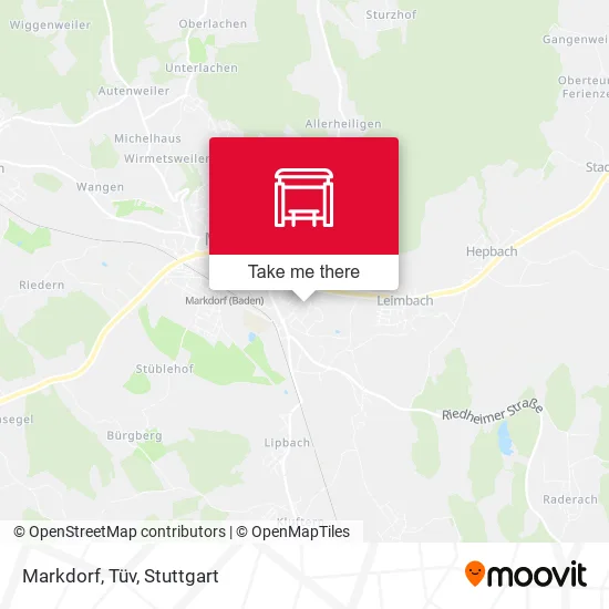 Карта Markdorf, Tüv