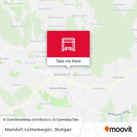 Markdorf, Lichtenbergstr. map