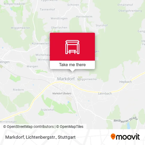 Карта Markdorf, Lichtenbergstr.